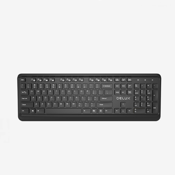 Teclado Inalámbrico 2.4ghz Delux Ka190 Negro